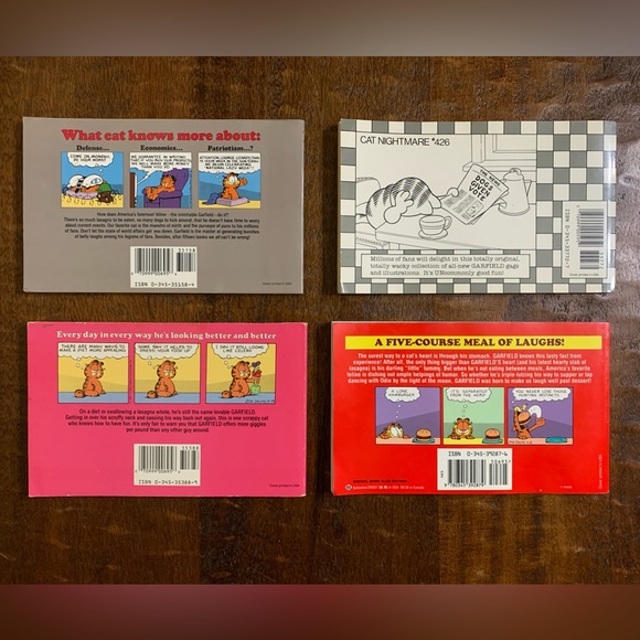 VTG Ballantine Books Garfield By Jim Davis 4pc Comic Books Bundle - Picture 14 of 14